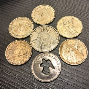 Guardian Angel Pocket Tokens, Set Of 7